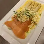 Asperges met zalm