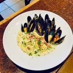 Pasta met mosseltjes